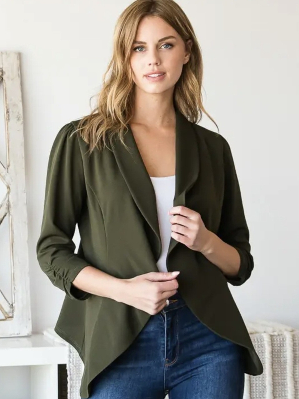 Waterfall Open Front Blazer